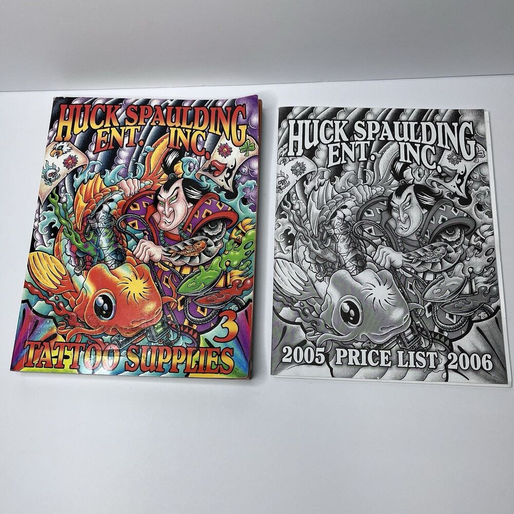 Vintage 2003 Huck Spaulding Vol 3 Tattoo Body Piercing Supply Catalog